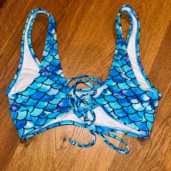 Blue mermaid swimsuit - Picture 4 of 6